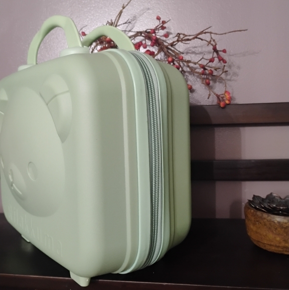 Rilakkuma Hard Shell Small Carry-On Travel Case in Sage Green NEW - Picture 12 of 16